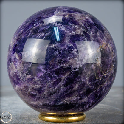 Natürliche Chevron-Amethyst Kristallkugel aus Bolivien - 1106,79g - 94mm
