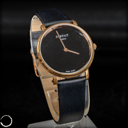 Obsidian-Armbanduhr mit Schweizer Uhrwerk - 26,86g 134,3ct