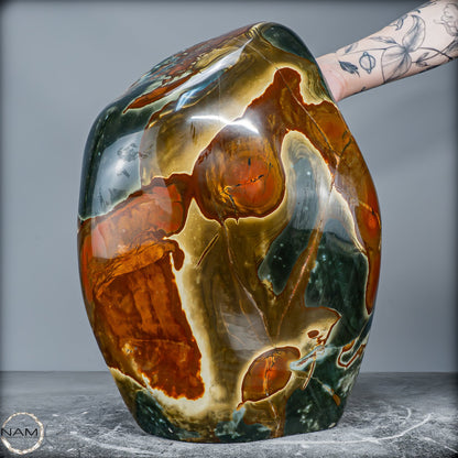 Natürliche Polychrome Jaspis Kristall-Freiform XXL -26101,22g