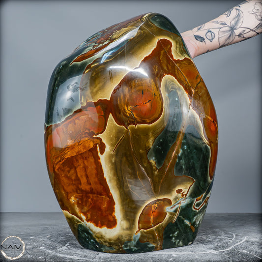 Natürliche Polychrome Jaspis Kristall-Freiform XXL -26101,22g