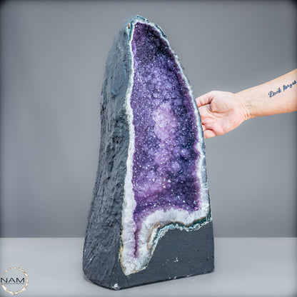 Natürliche Intensive Amethyst-Achat-Kristall Kathedrale/Druse - 20990,55g