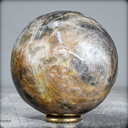 Natürliche Funkelnde Mondstein Kristall-Kugel -618,36g
