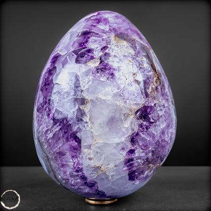 Orca-Amethyst-Ei – Faszinierende Kristallwelten - 3008,47g