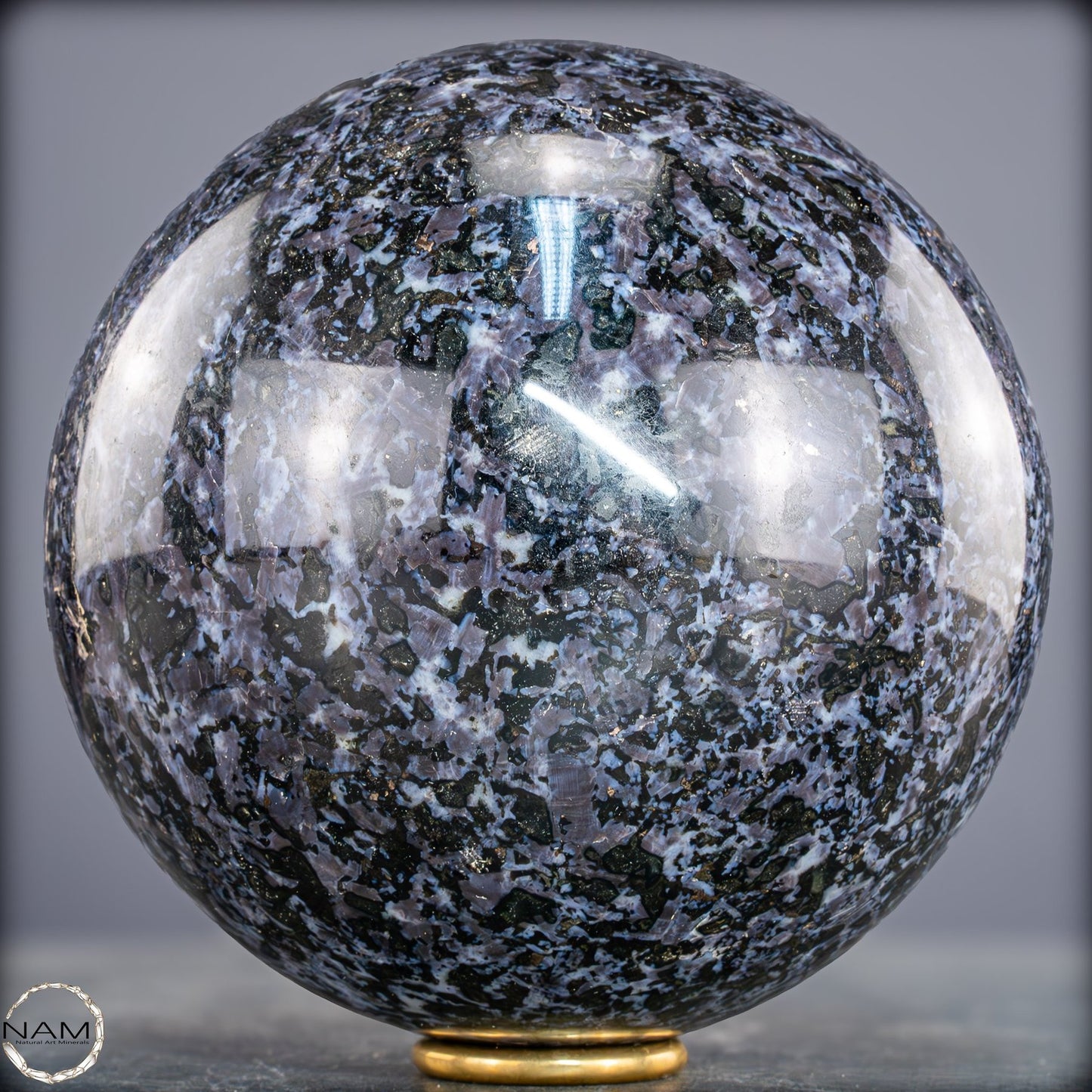 Natürliche Merlinit (Gabbro) Kristallkugel - 5084,12g
