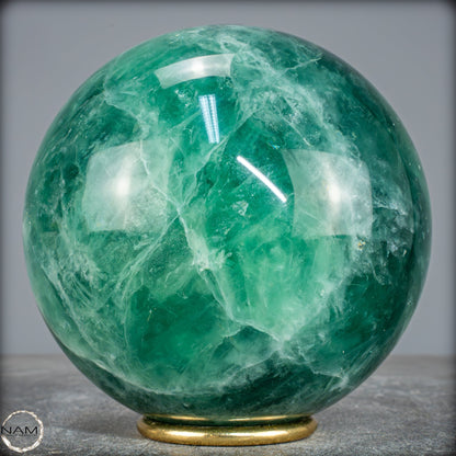 Natürliche Grüne Fluorit Kristallkugel, Spitzenqualität - 4757,67g