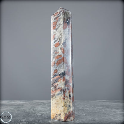 Natürliche Rote Aventurin Obelisk aus Madagaskar - 677,22g