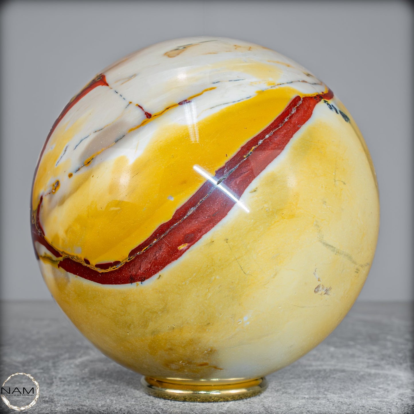 Natürliche Mookait Kugel aus Australien - 1947,55g - 115mm