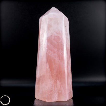 Natürlicher Rosenquarz-Kristall Obelisk aus Brasilien - 1948,15 g