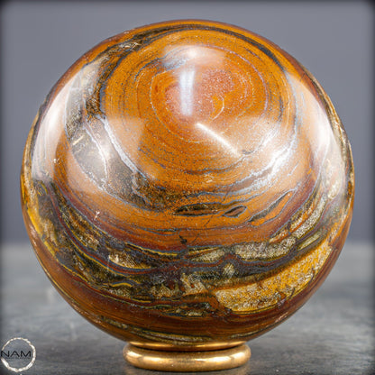 Natürliche Tigerauge-Kugel -600,84g