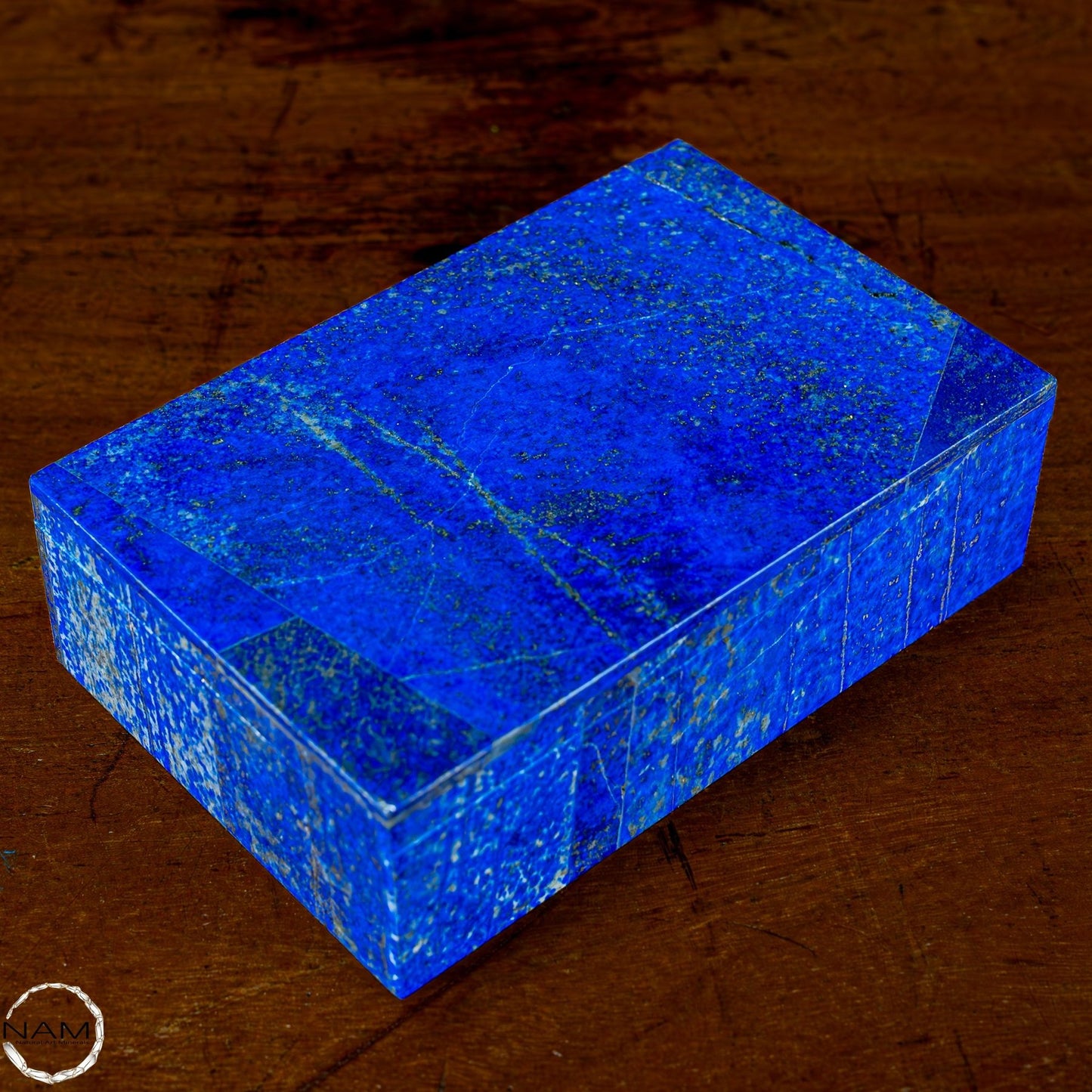 Natürliche A++ Lapislazuli Schmuckkästchen/Box - 729,05g