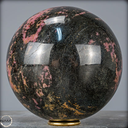 Natürliche Große Rhodonit-Kristall Kugel - 9872,13g - 180mm