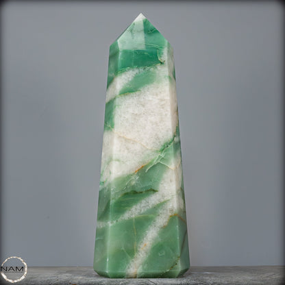 Natürlicher Aventurin Obelisk aus Brasilien - 6473,13g