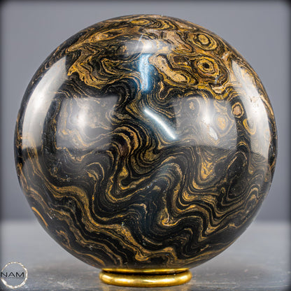 Natürliche Stromatolith (Fossile Algen) Kugel - 2316,17g - 126mm