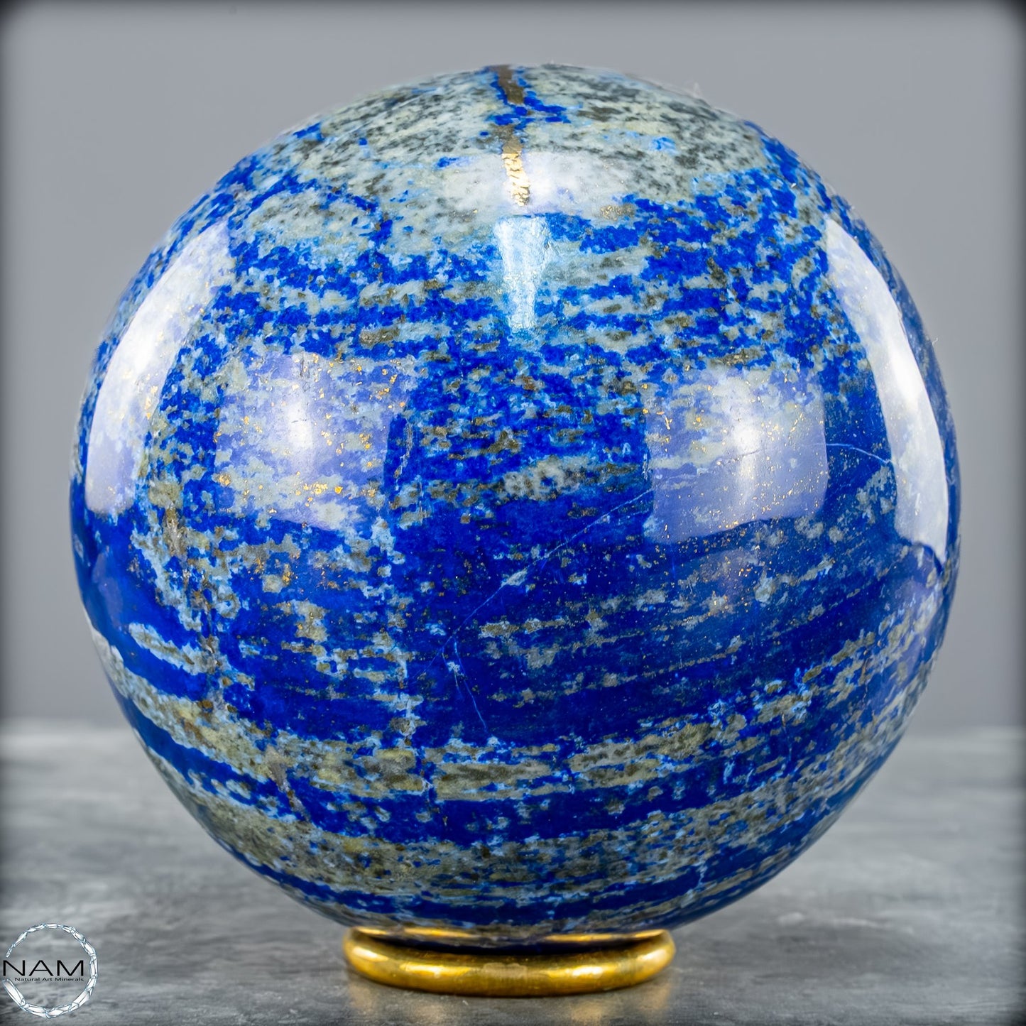 Natürliche Lapislazuli-Kristall-Kugel - 2253,16g