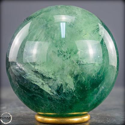 Natürliche Grüne Fluorit Kristallkugel, Spitzenqualität - 1001,02g
