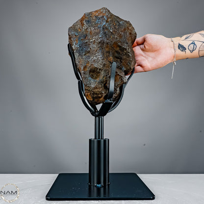 Campo del Cielo Eisenmeteorit auf Ständer, Argentinien - 15452,69 g