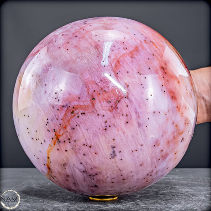 Rosa Opal-Kugel aus Peru - 6203,66g
