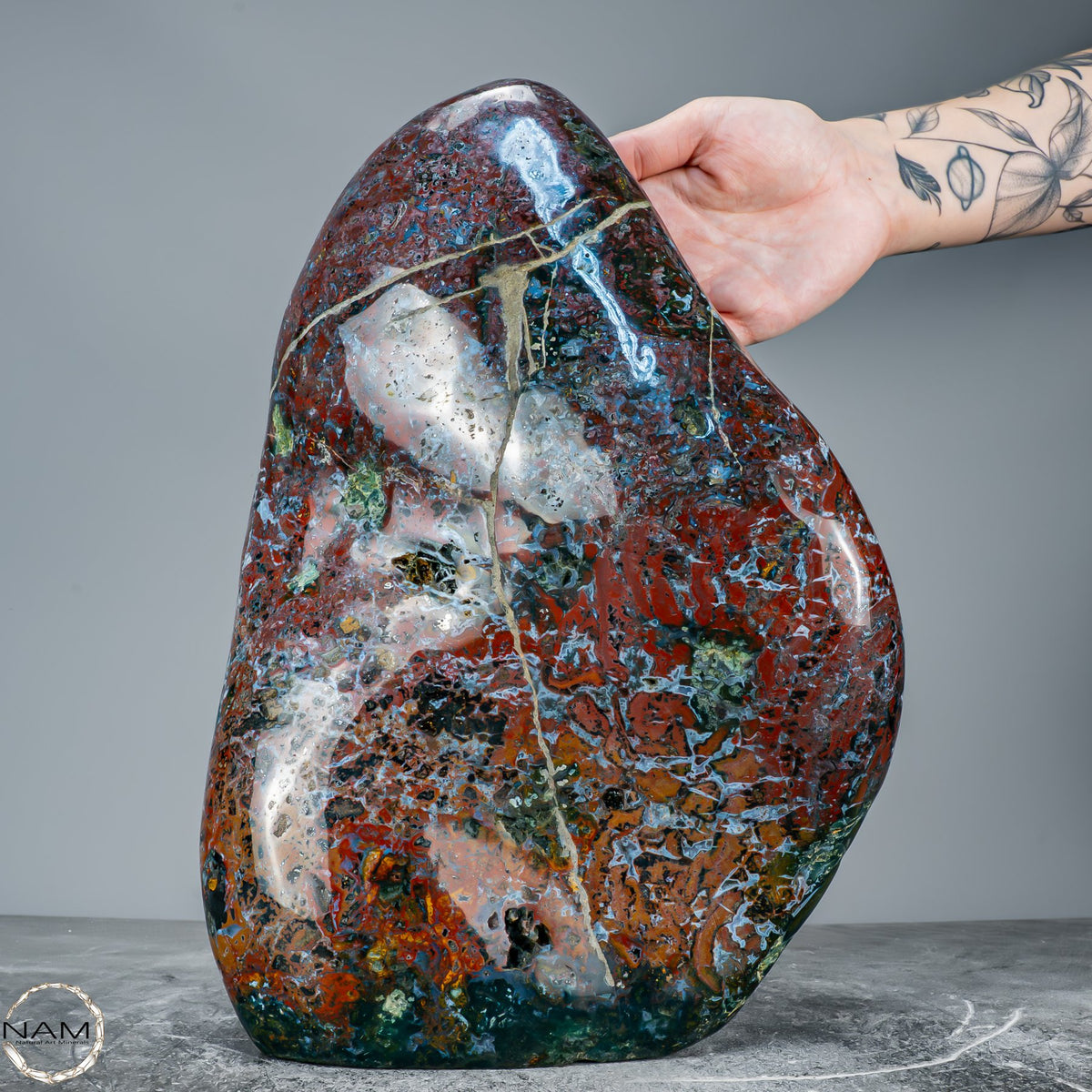 Natürliche Ozean-Jaspis Kristall-Freiform - 8819,47g