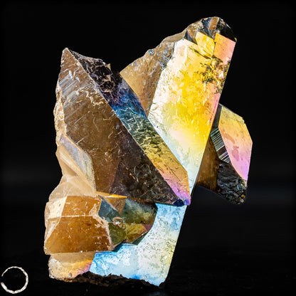 Aura Cluster – Regenbogenkristall voller Energie und Magie – 254,25g