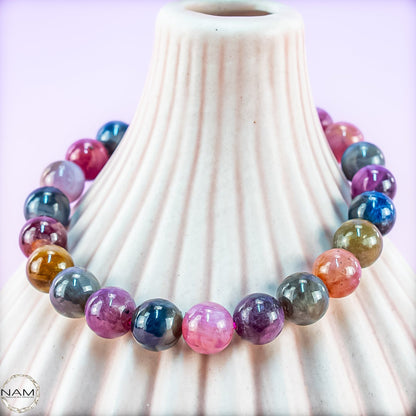 Exklusives Regenbogen-Turmalin Armband  –29,20g 146ct