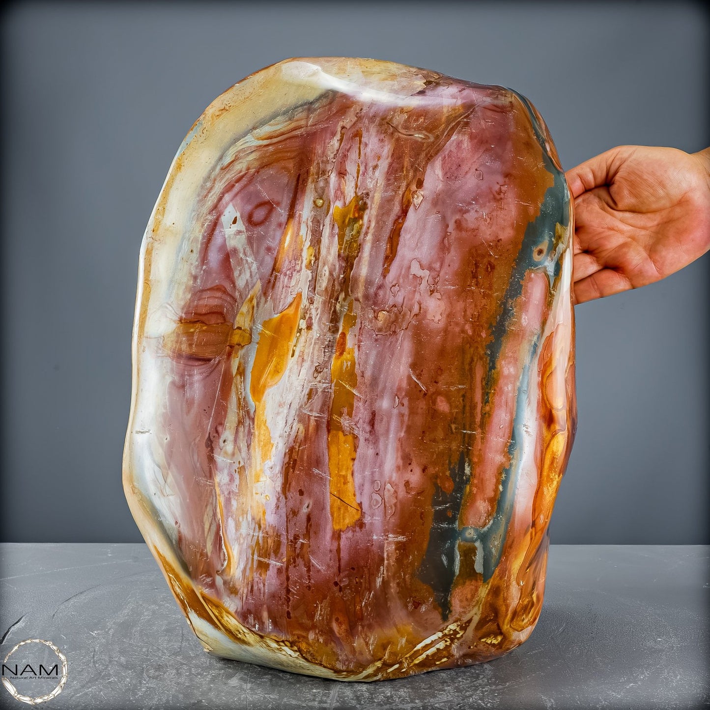 Natürliche Polychrome Jaspis Kristall-Freiform XXL -26023,38g
