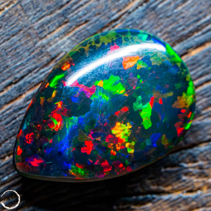 Großer Schwarzer Opal Cabochon - 3,00g 15ct
