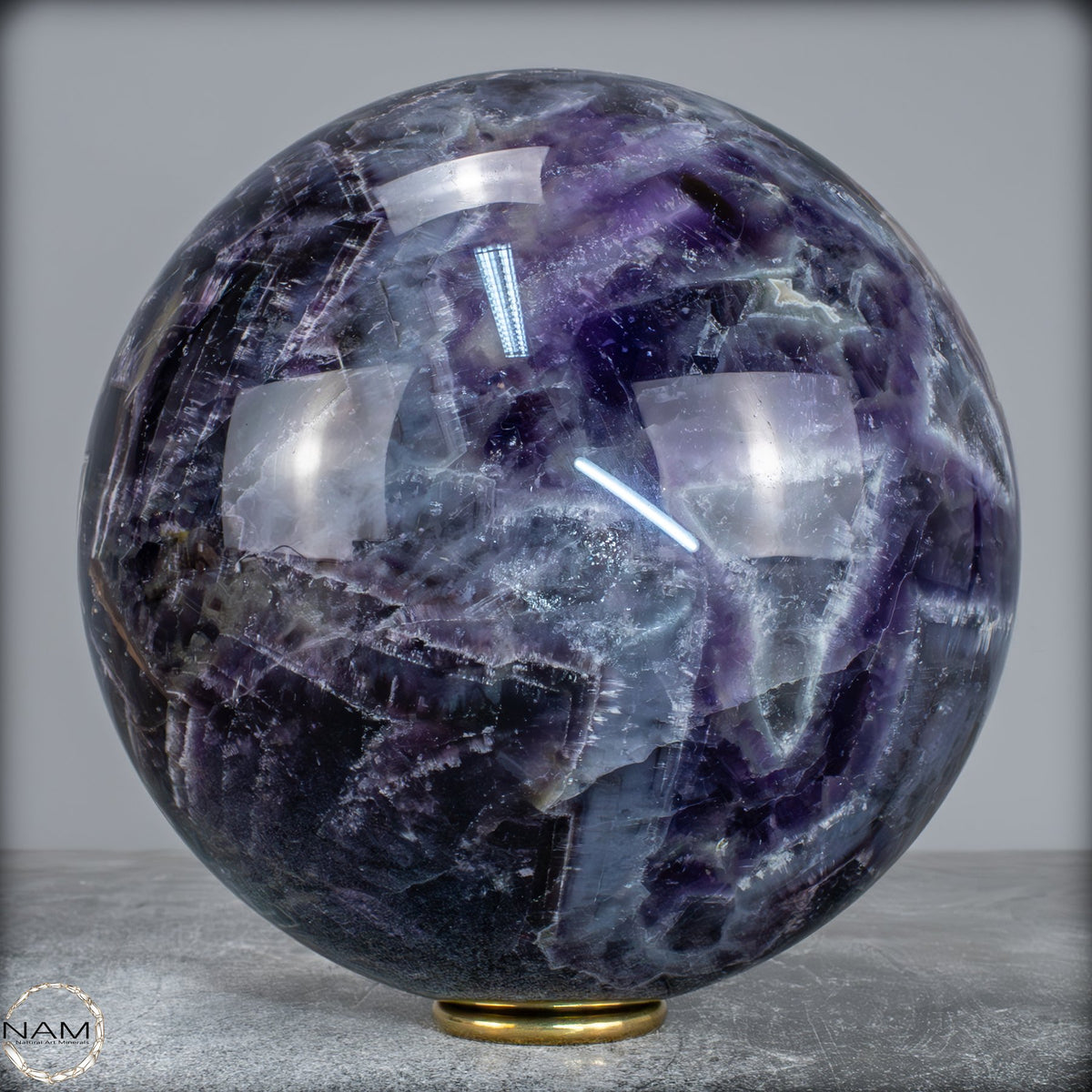 Natürliche Chevron-Amethyst Kristallkugel aus Bolivien - 5626,99g