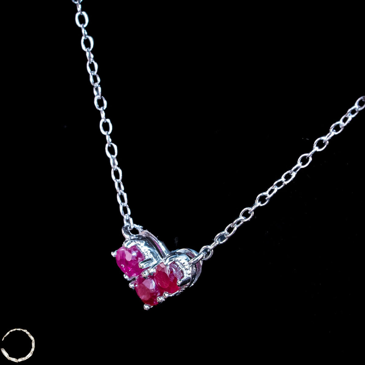 Ausdrucksstarke Rubin-Kette – zeitlose Eleganz mit Charakter  1,77g 8,85ct