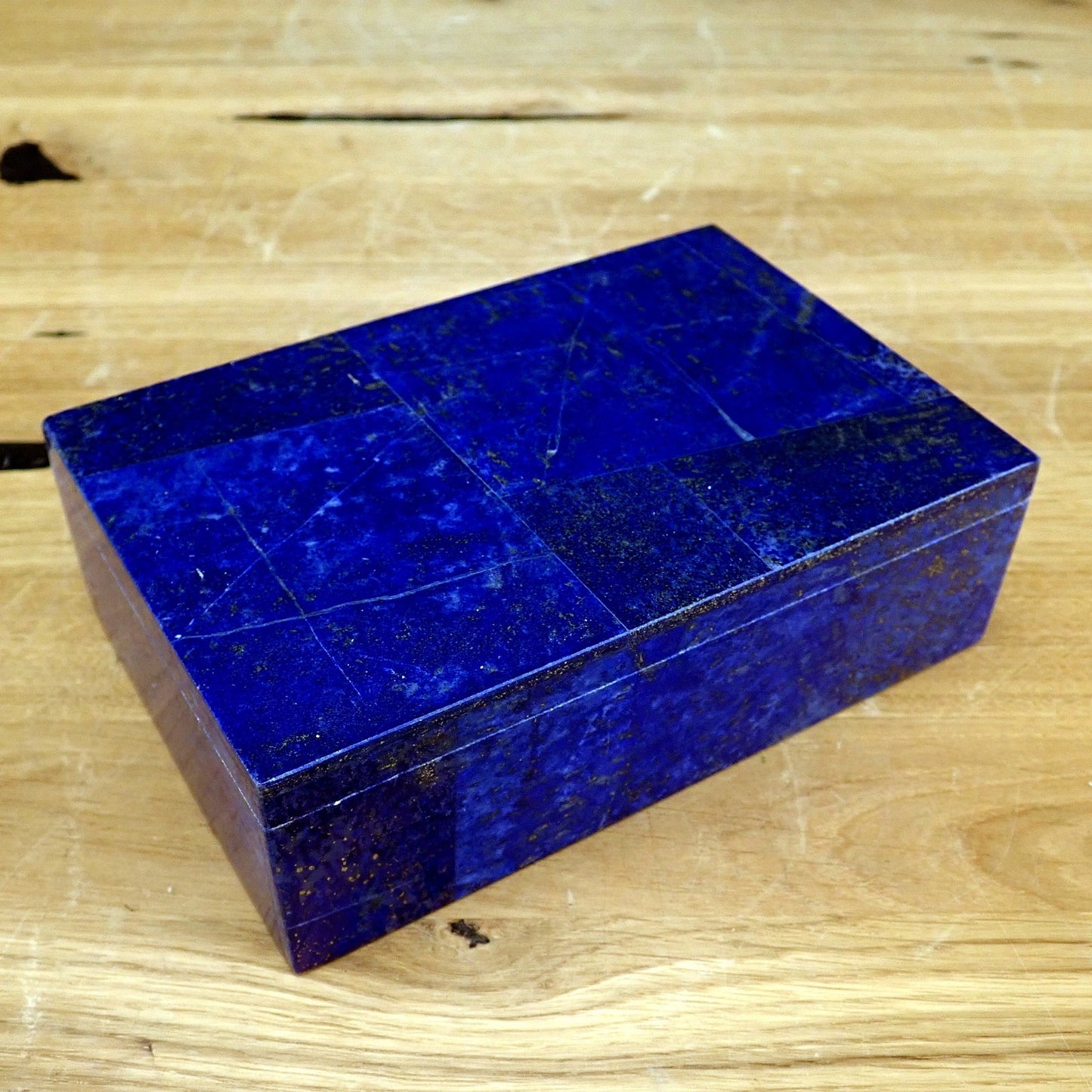 Lapislazuli Schmuckkästchen/Box - 750.51 g - 147×97×45 mm