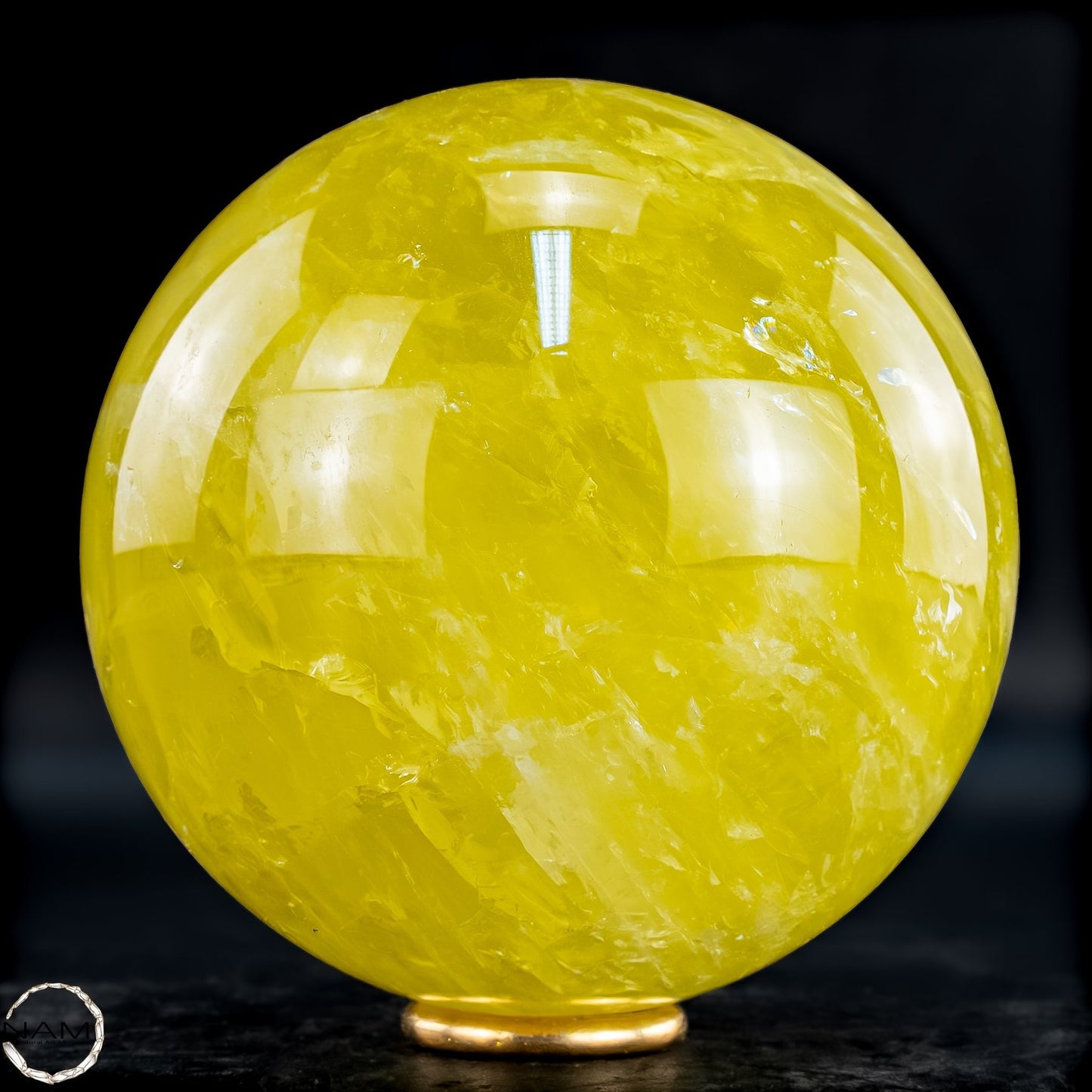 Top Qualität Transparenter Citrin Kristall Kugel - Brasilien - 992,18g