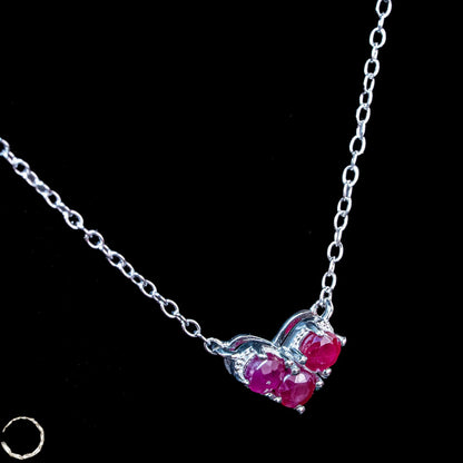 Ausdrucksstarke Rubin-Kette – zeitlose Eleganz mit Charakter  1,77g 8,85ct