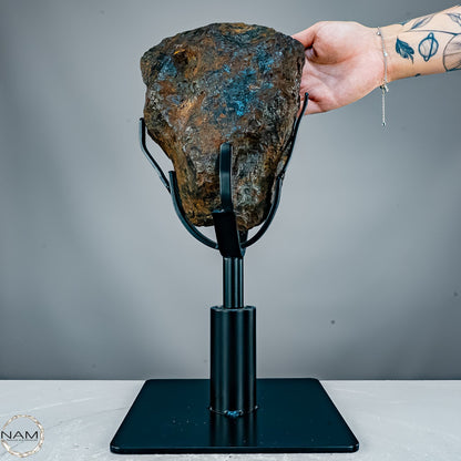 Campo del Cielo Eisenmeteorit auf Ständer, Argentinien - 15452,69 g