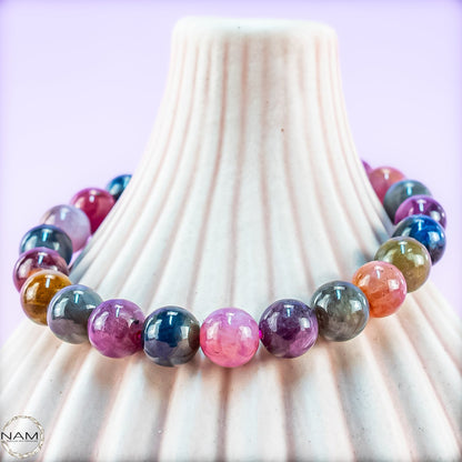 Exklusives Regenbogen-Turmalin Armband  –29,20g 146ct