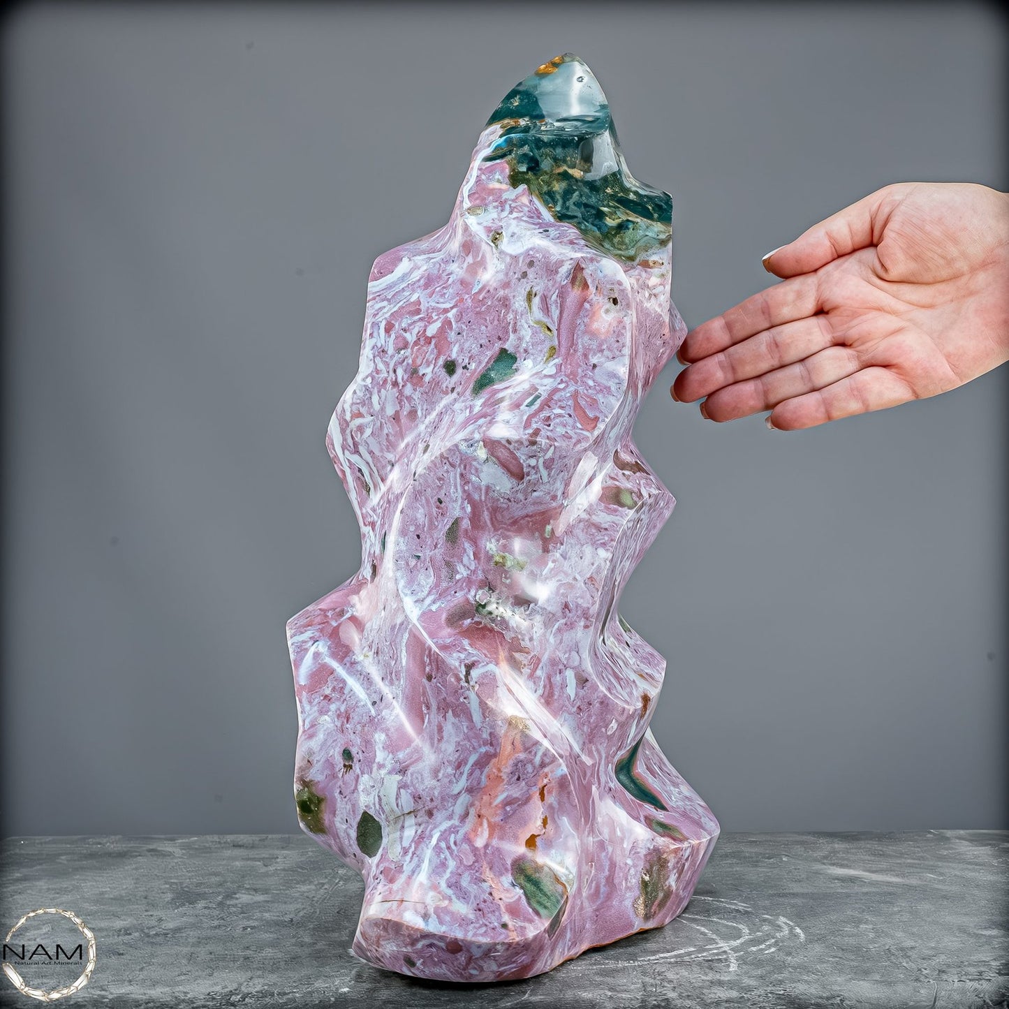 Natürliche Ocean Jasper Flamme - 13025,22g
