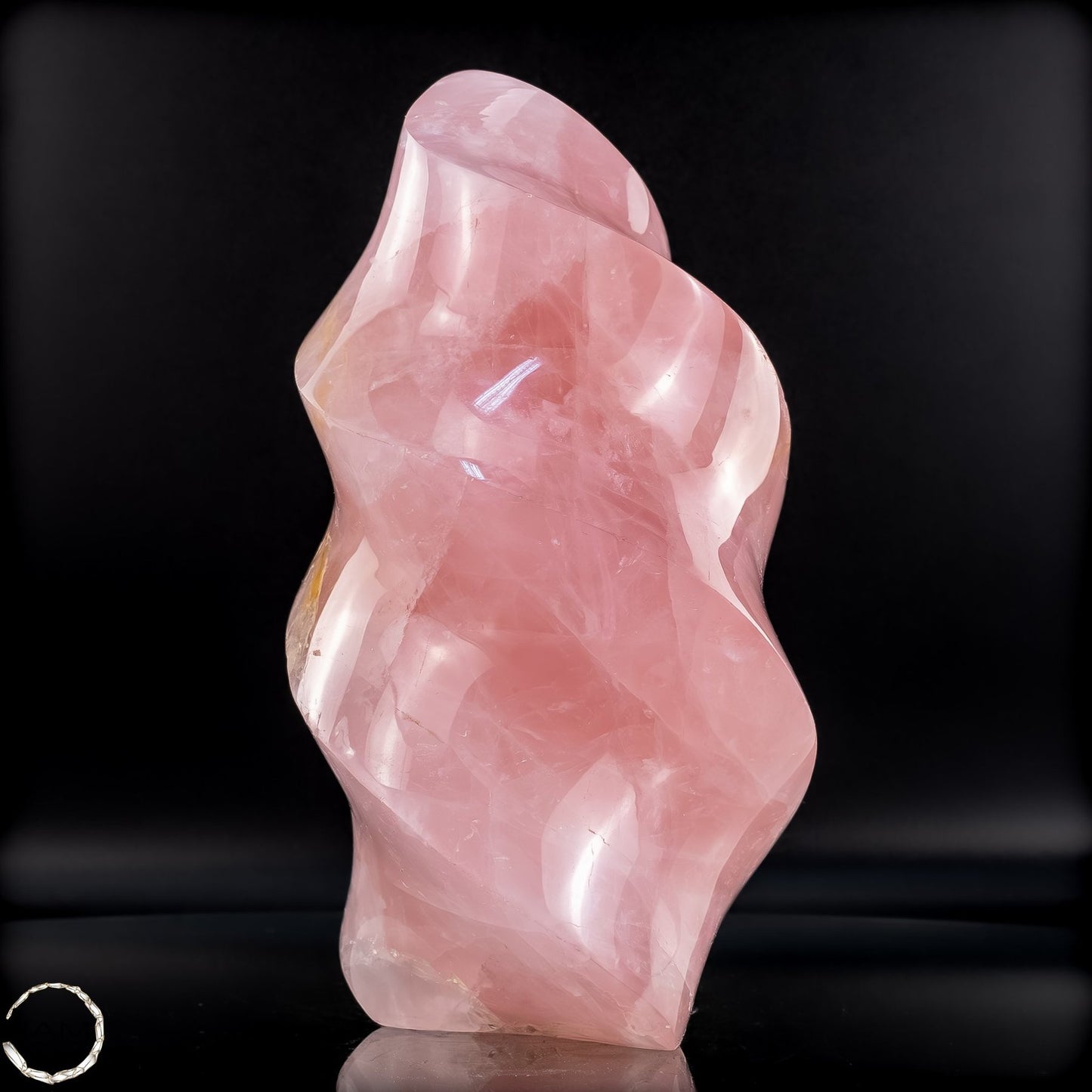 Natürliche Rosenquarz-Kristall Flamme aus Brasilien - 1959,94g