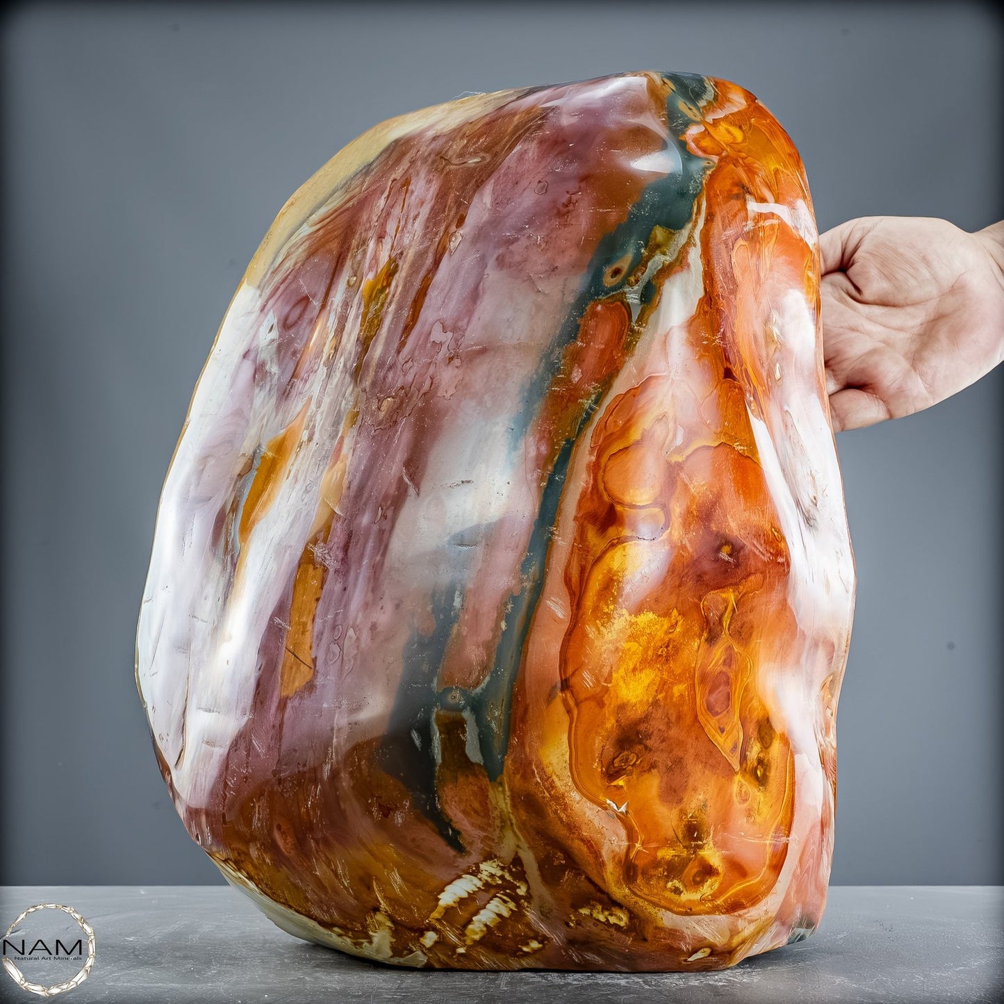 Natürliche Polychrome Jaspis Kristall-Freiform XXL -26023,38g
