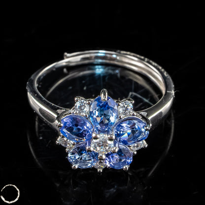 Strahlende Eleganz – Exklusiver Saphir-Ring aus 925er Silber - 2,66g 13,3ct