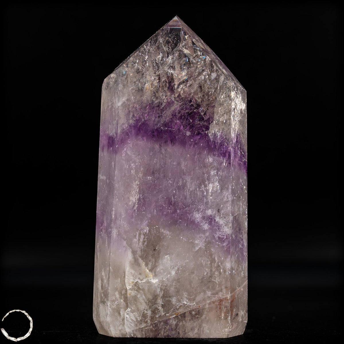Natürliche, Sehr Seltene Amethyst-Kristall Spitze, Brasilien - 618,47g