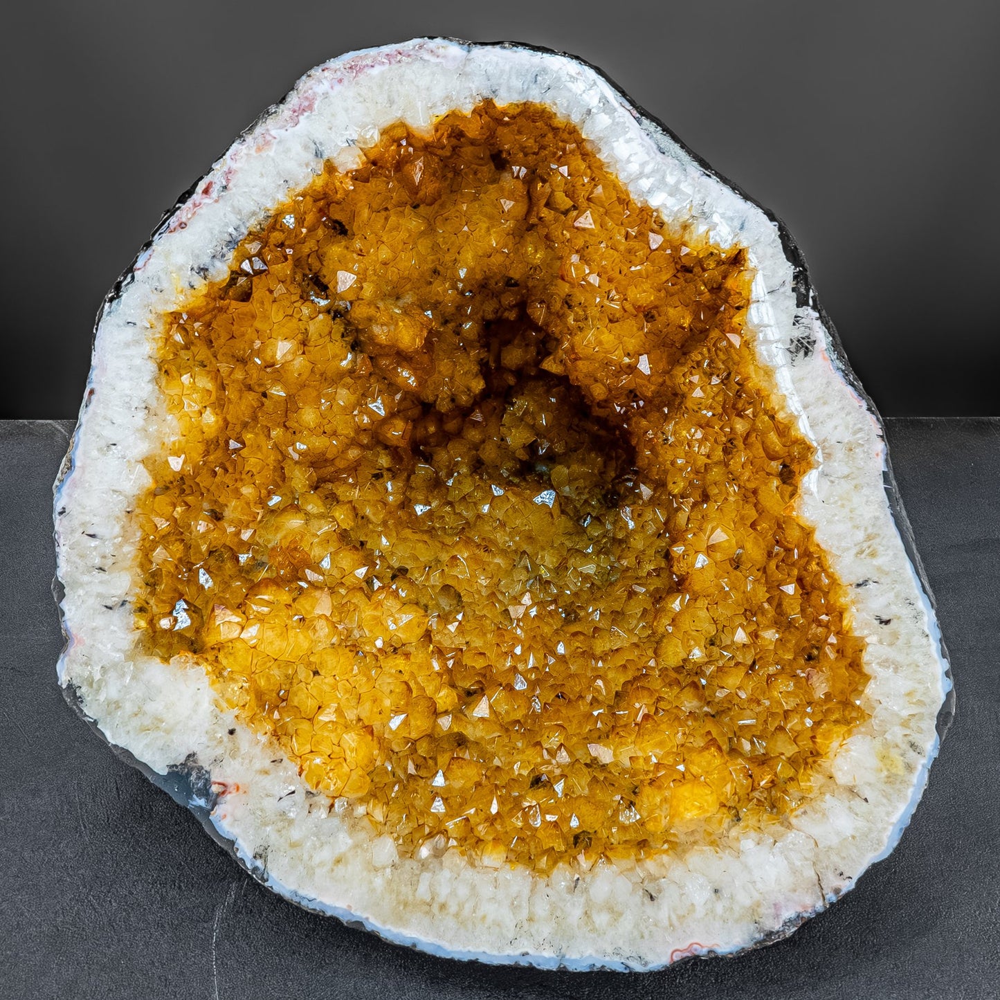 Große  Citrin-Quarz Druse, Brasilien - 15601,93g