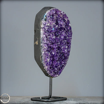 Natürliche Amethyst-Kristalle/Druse auf Ständer - 3254,18g