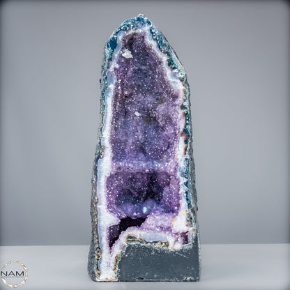 Natürliche Intensive Amethyst-Achat-Kristall Kathedrale/Druse - 18123,44g