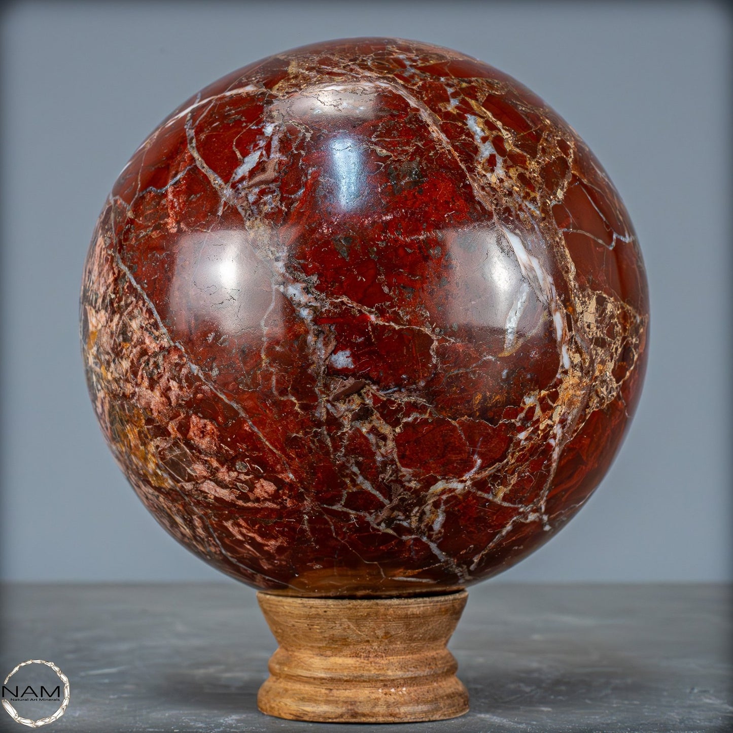 Natürliche Roter Jaspis Kugel Vom Himalaya - 2223,56g - 135mm