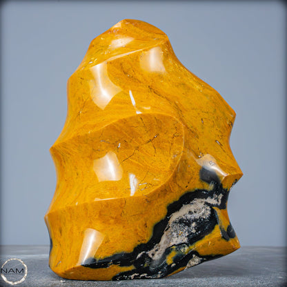 Natürliche Jaspis-Chalcedon Kristallflamme - 2657,91g