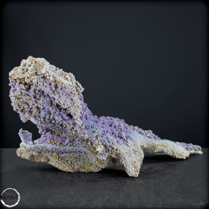 Natürliche "Traubenachat" Botryoidal Chalcedony-Formation Skulptur -4920,76g