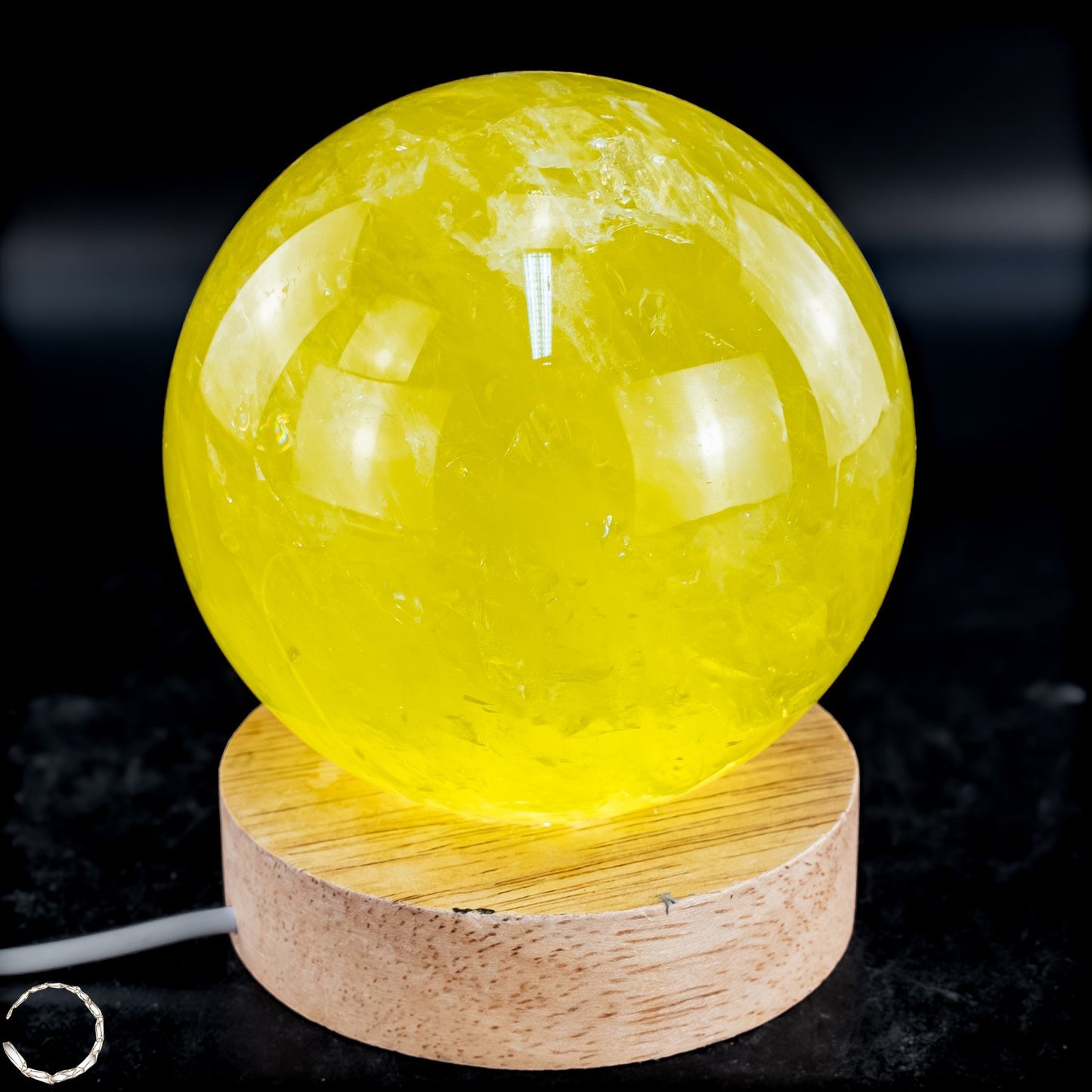 Top Qualität Transparenter Citrin Kristall Kugel - Brasilien - 992,18g
