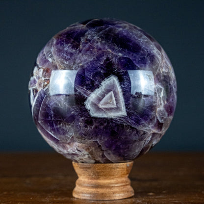 Natürliche Chevron-Amethyst Kristallkugel aus Bolivien - 1611,18g - 110mm