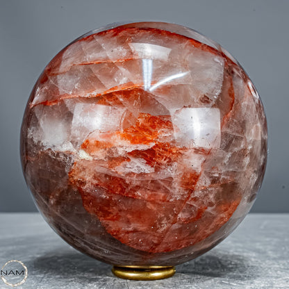 Natürliche Rote Feuerquarz Kristall-Kugel -1504,36g