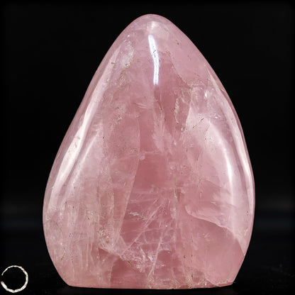 Natürliche Rosenquarz-Kristall Freiform aus Brasilien - 950,38g
