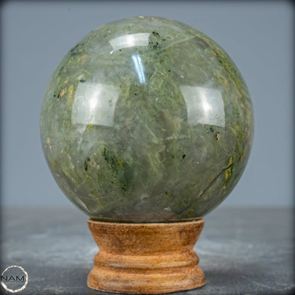 Natürliche Gartenquarz Kristall-Kugel aus Brasilien - 709,55g - 80mm