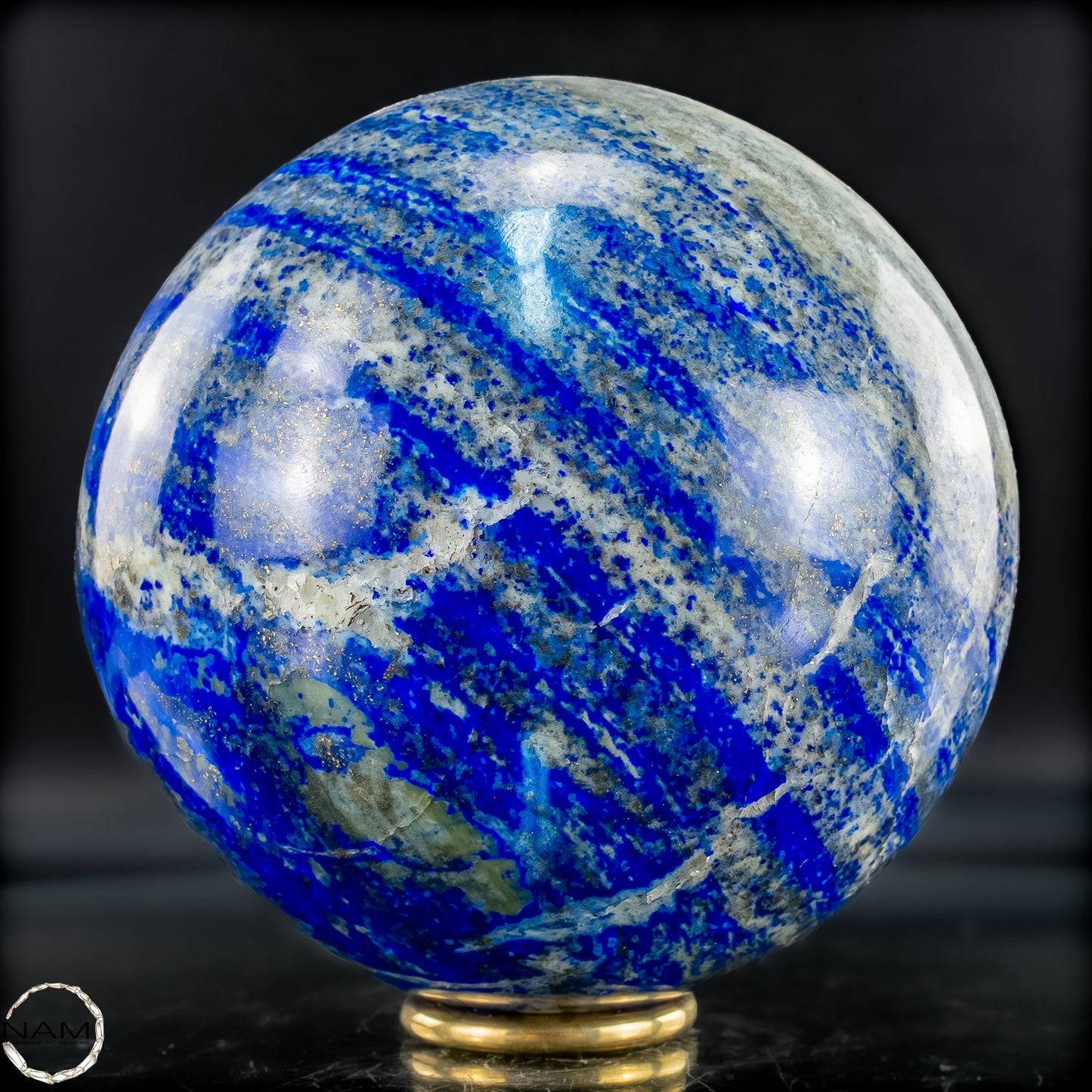 Natürliche Lapislazuli-Kristall-Kugel - 3259,17g